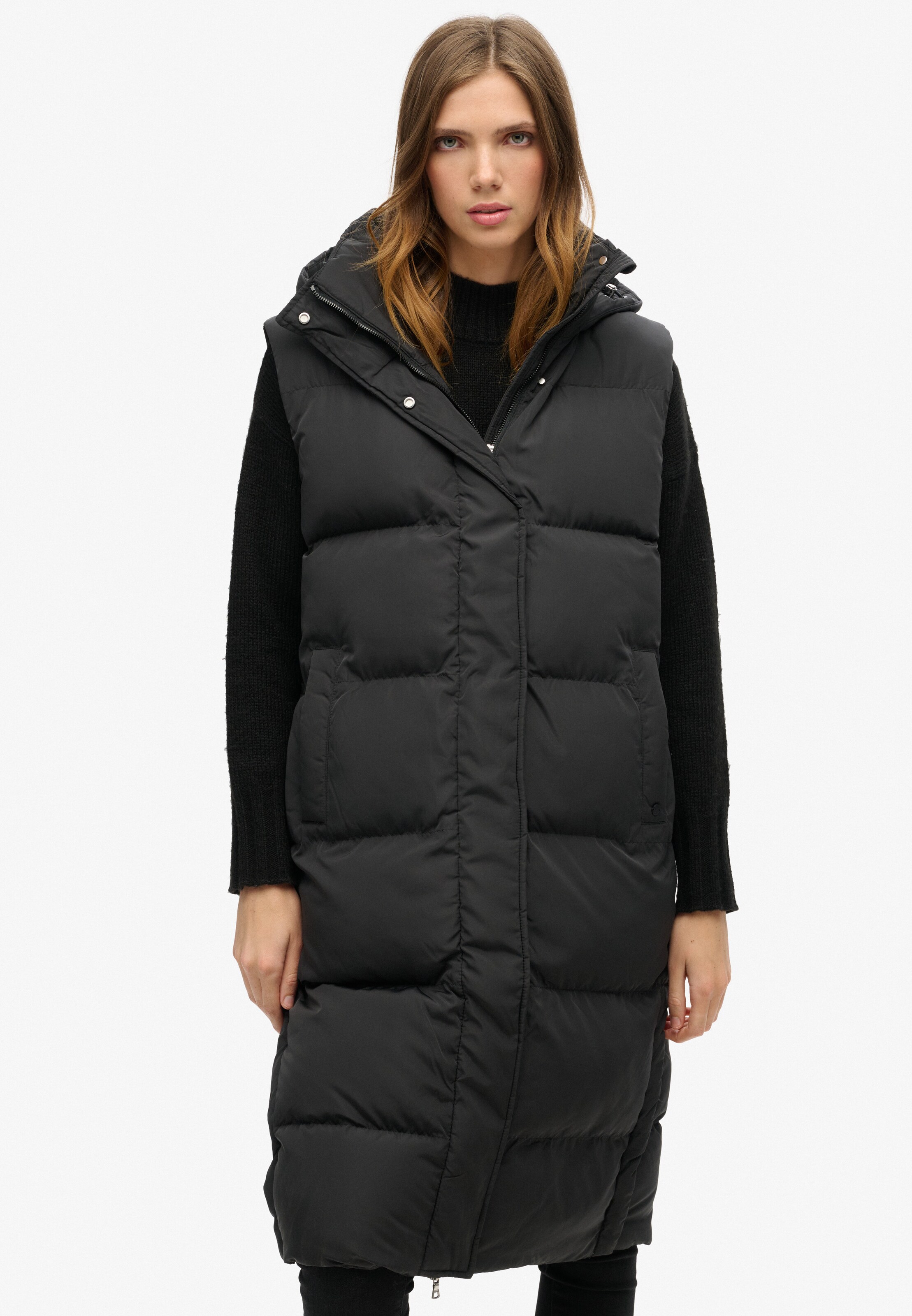 Superdry Vest in Black: front