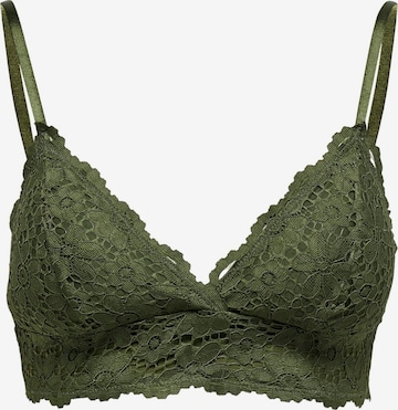 ONLY Triangle Bra 'MADISON' in Green: front