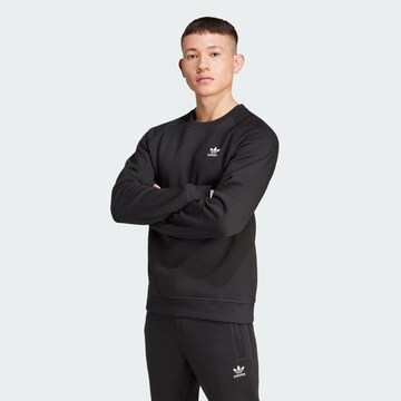 ADIDAS ORIGINALS Свитшот 'Trefoil Essentials' в Черный: спереди