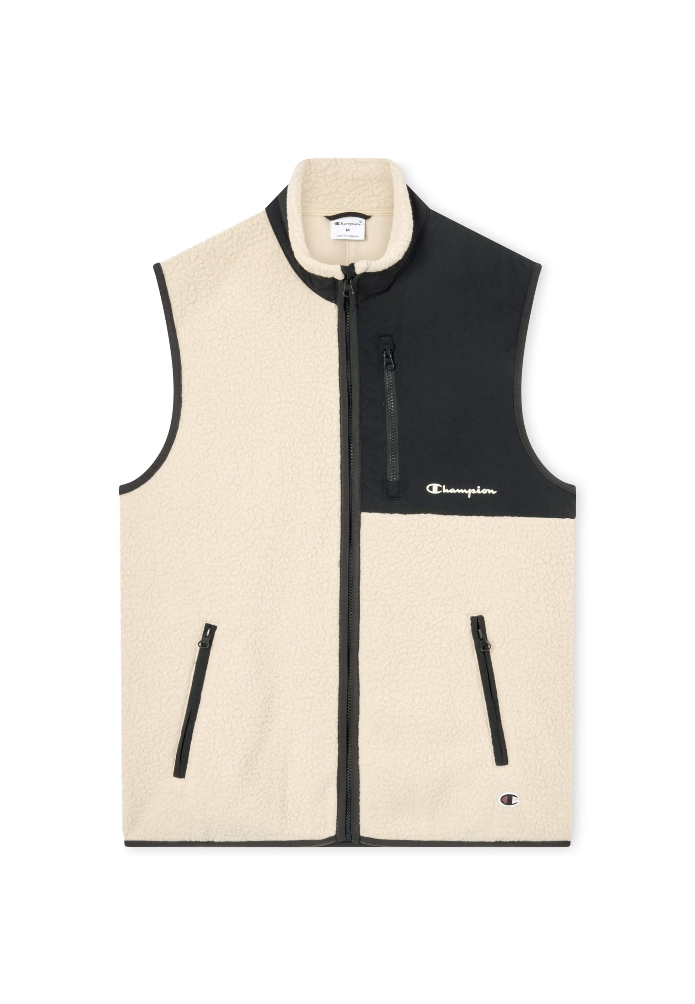 Champion Vest in Beige: front