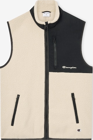Champion Vest in Beige: front