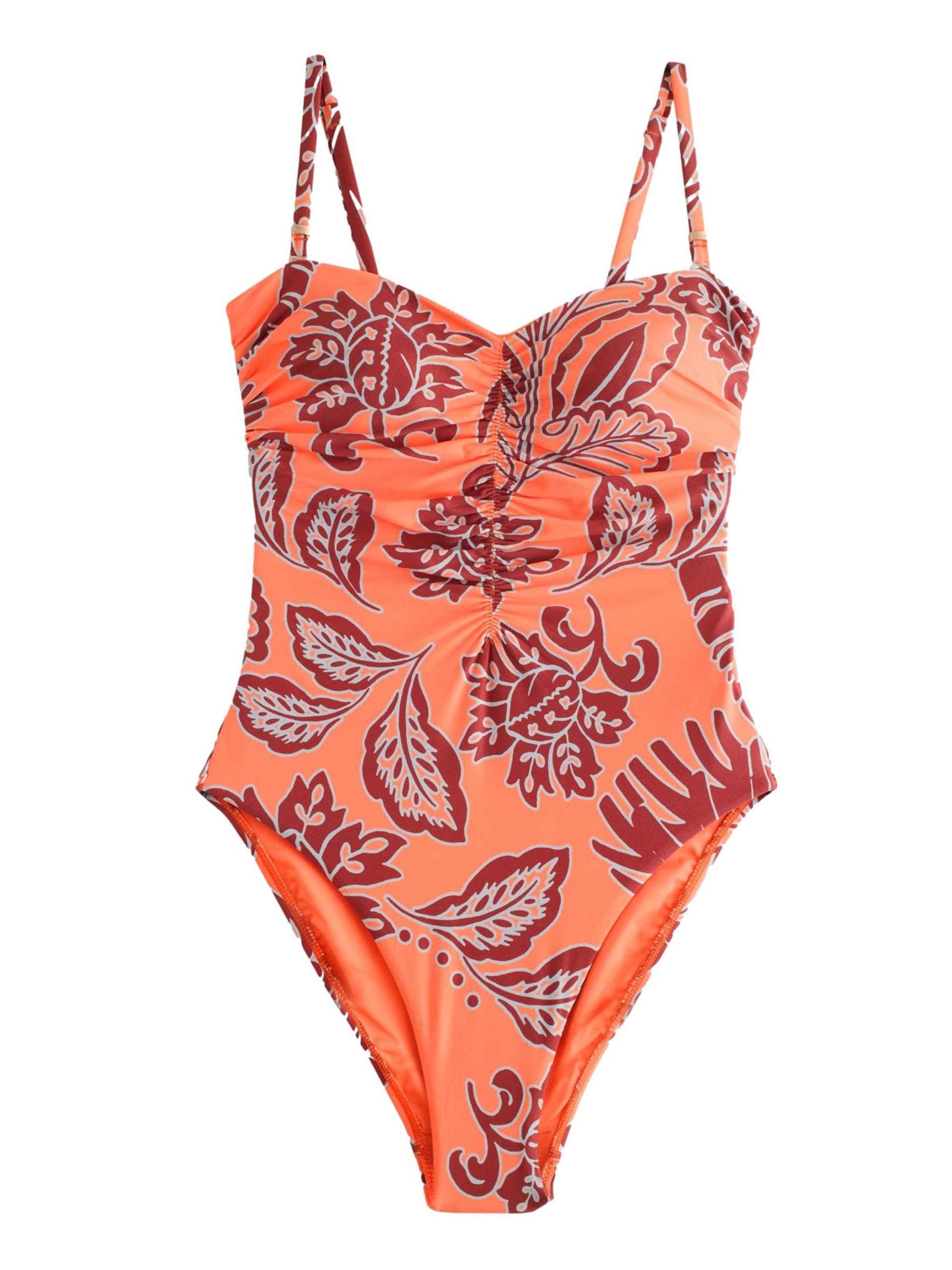 Next Bez ramienok Formujúce plavky - Oranžová: predná strana