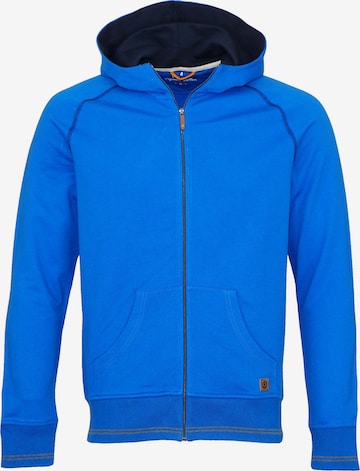 Ragman Sweatvest in Blauw: voorkant