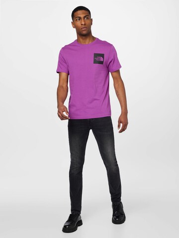THE NORTH FACE Regular Fit T-Shirt 'FINE in Lila
