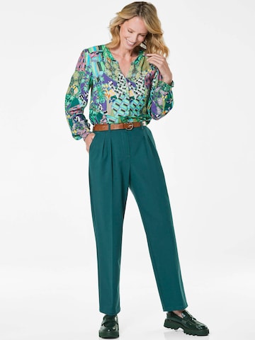 Goldner Loosefit Broek in Groen