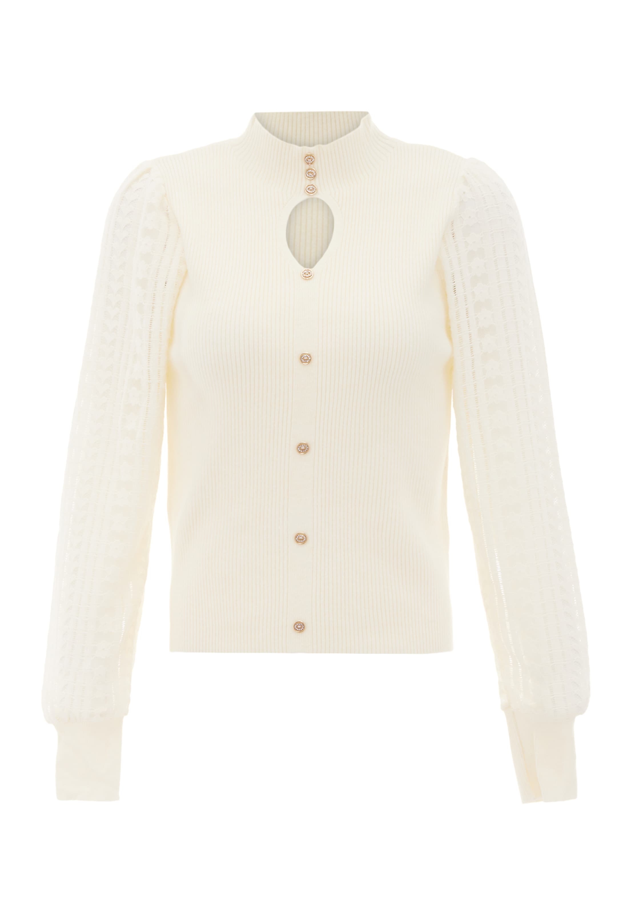 NAEMI Trui in Wit: voorkant