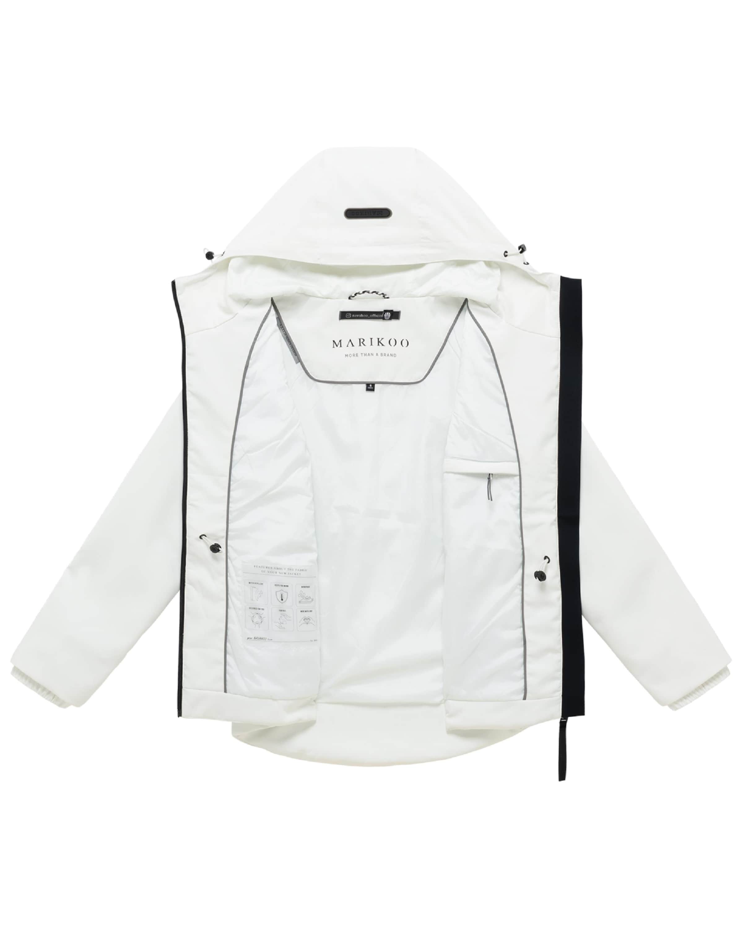 Veste fonctionnelle 'Katzilein 16' MARIKOO en blanc