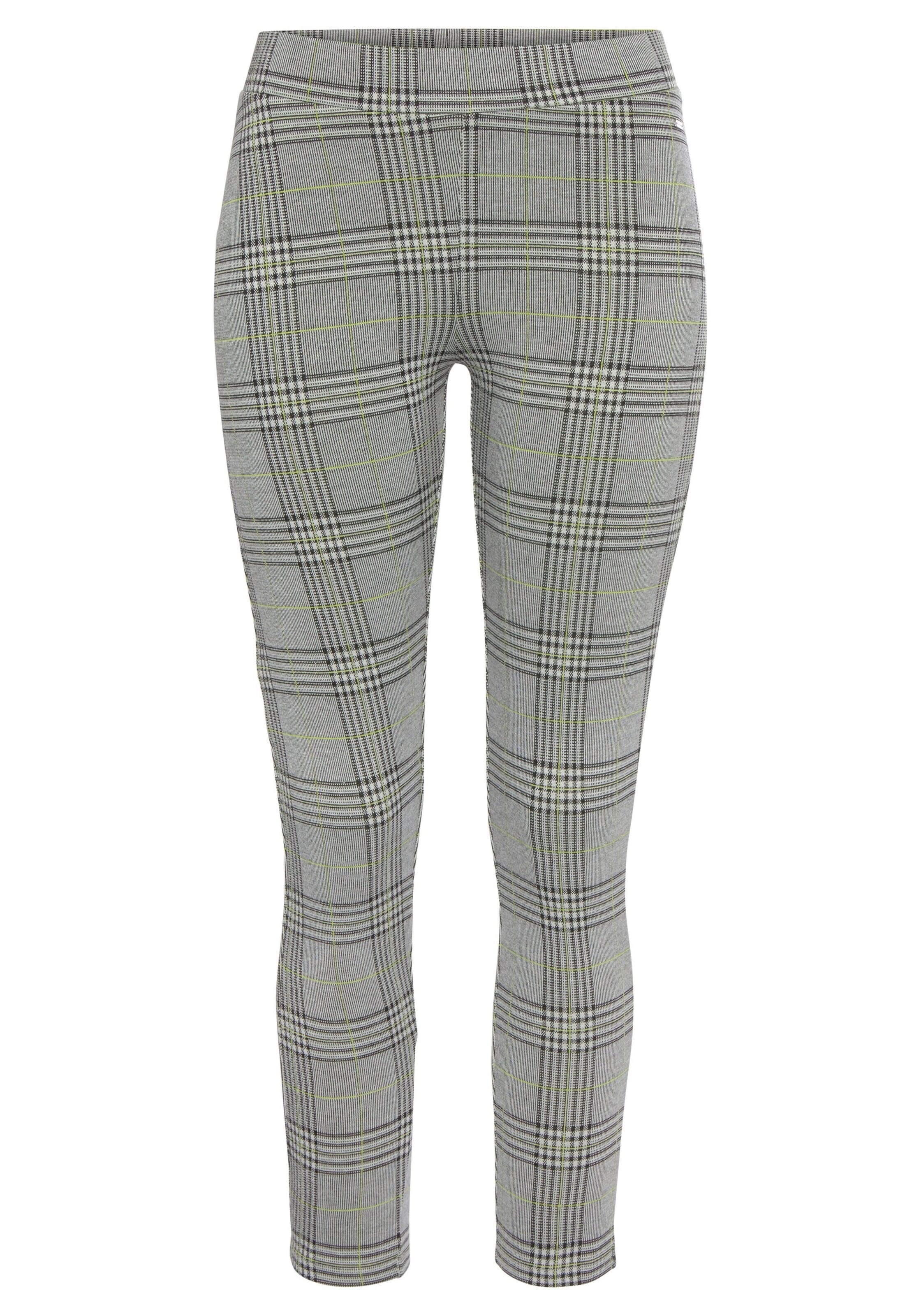 LASCANA Leggings in gelb / grau / schwarz, Produktansicht