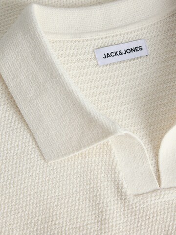 JACK & JONES Svetr 'JJEGEORGE' – bílá