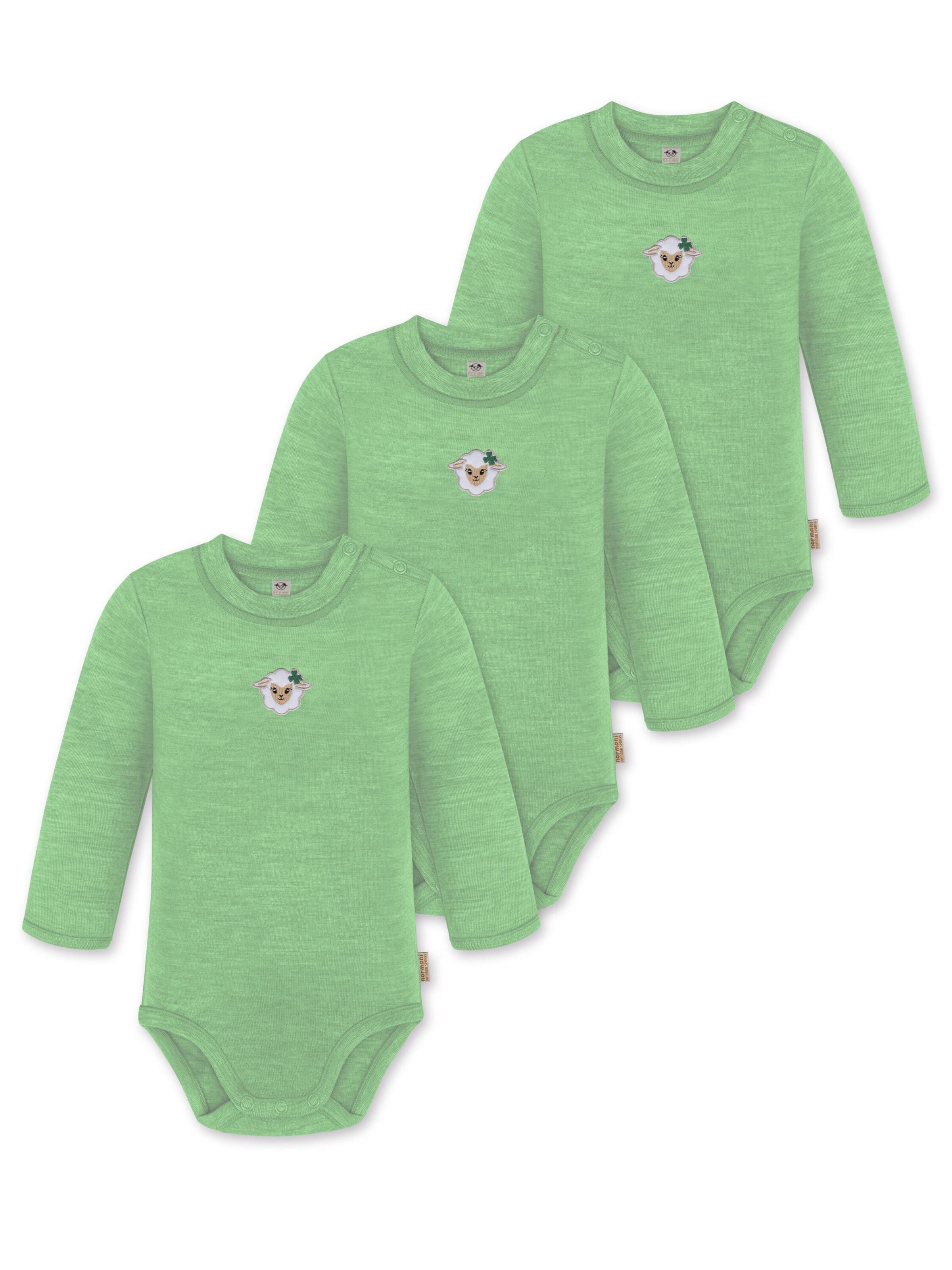 Barboteuse / body normani en vert : devant