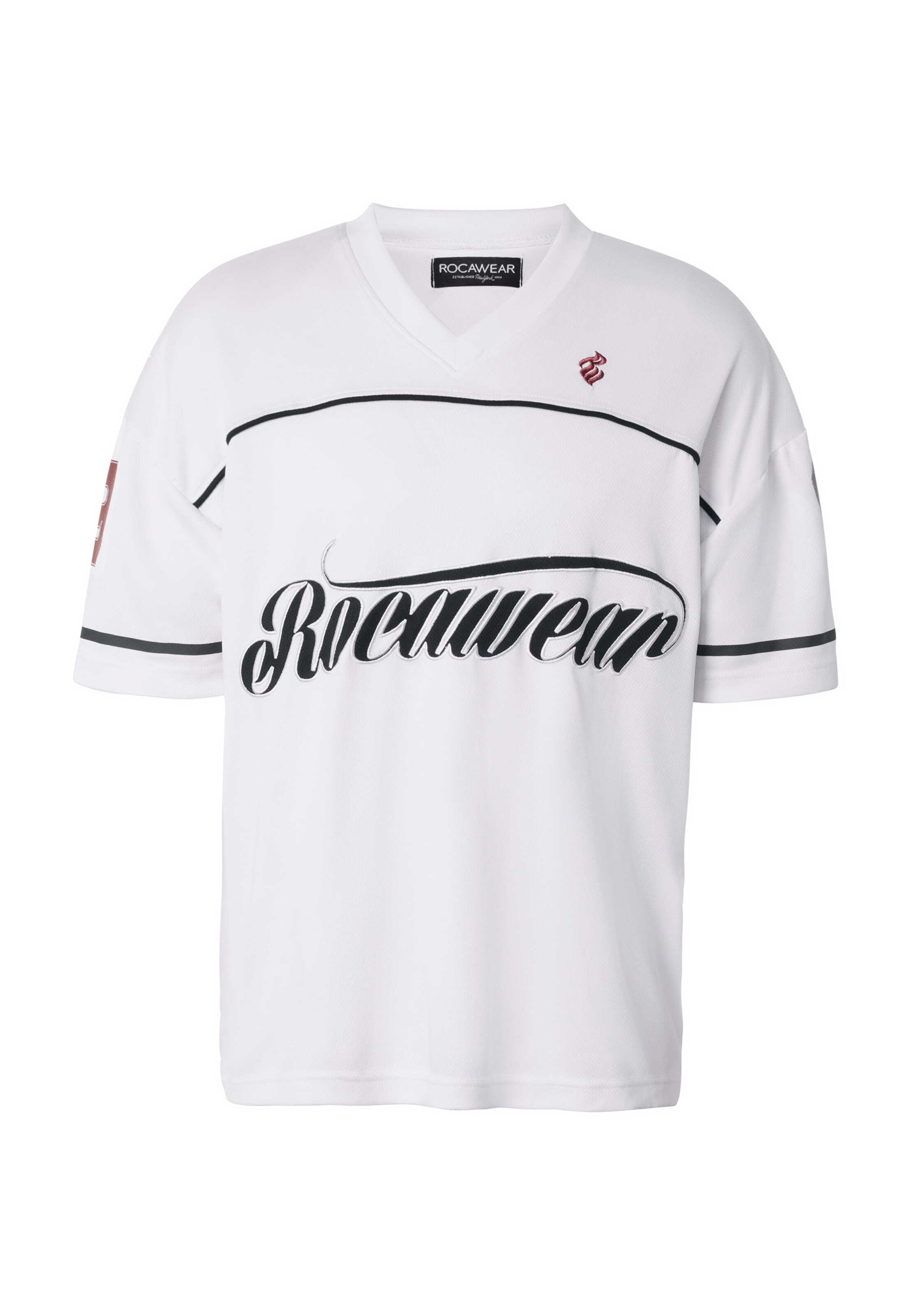 ROCAWEAR Koszulka 'Baller' w kolorze biały: przód