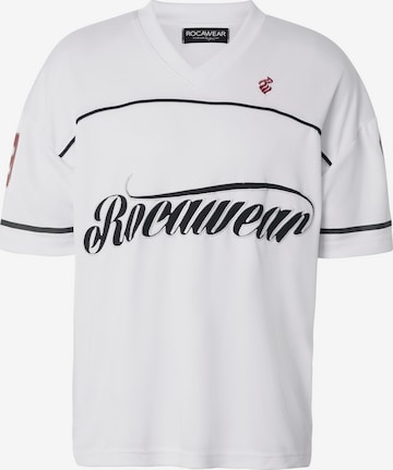 ROCAWEAR Koszulka 'Baller' w kolorze biały: przód