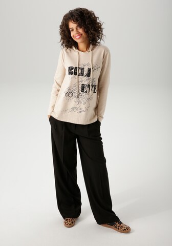 Aniston CASUAL Pullover in Beige