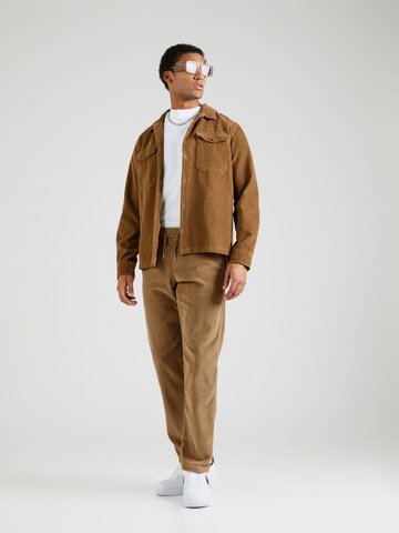 JACK & JONES Loose fit Trousers 'JPSTKANE' in Beige