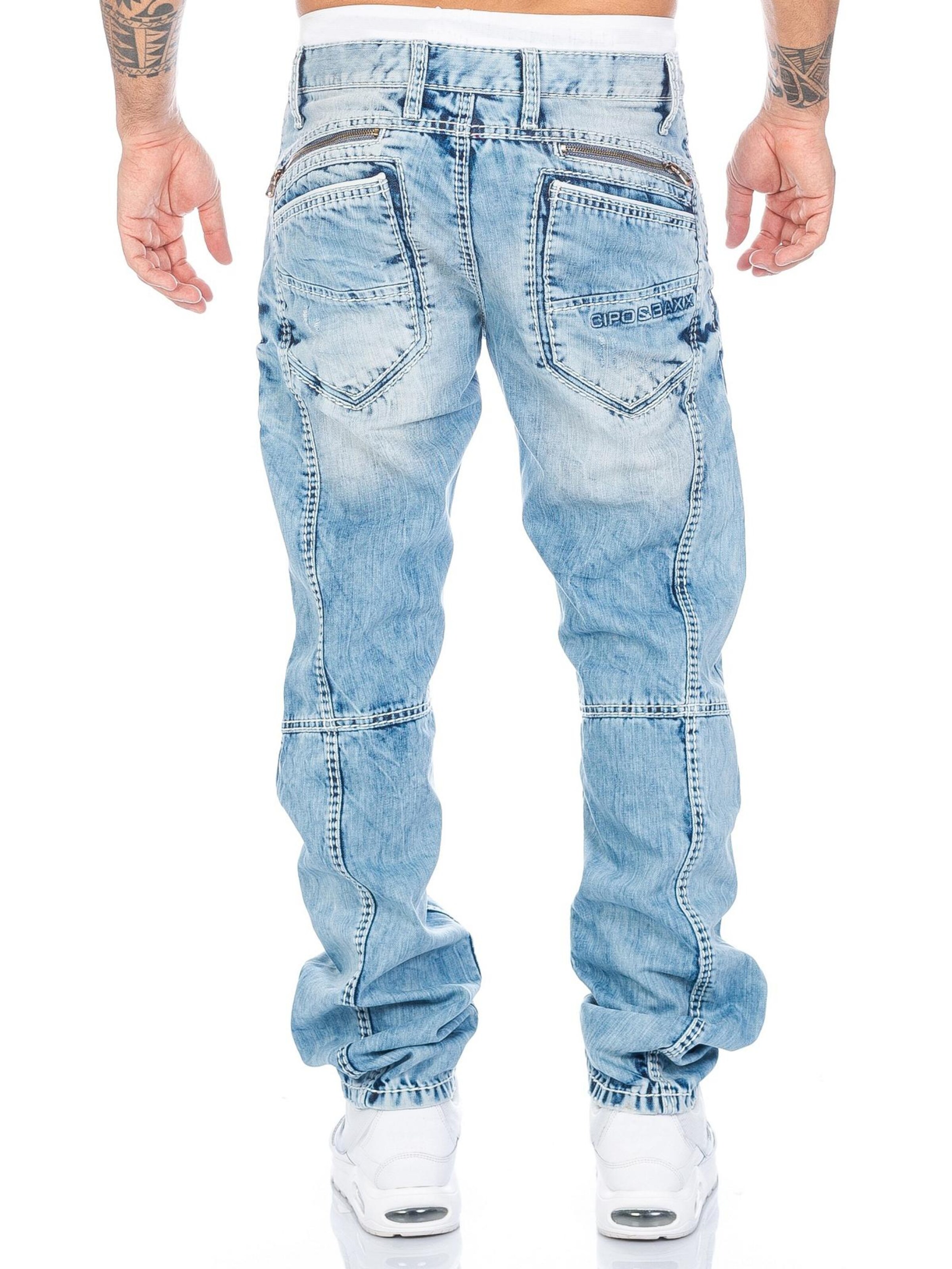 CIPO & BAXX Regular Jeans 'BJ894A' in Blue