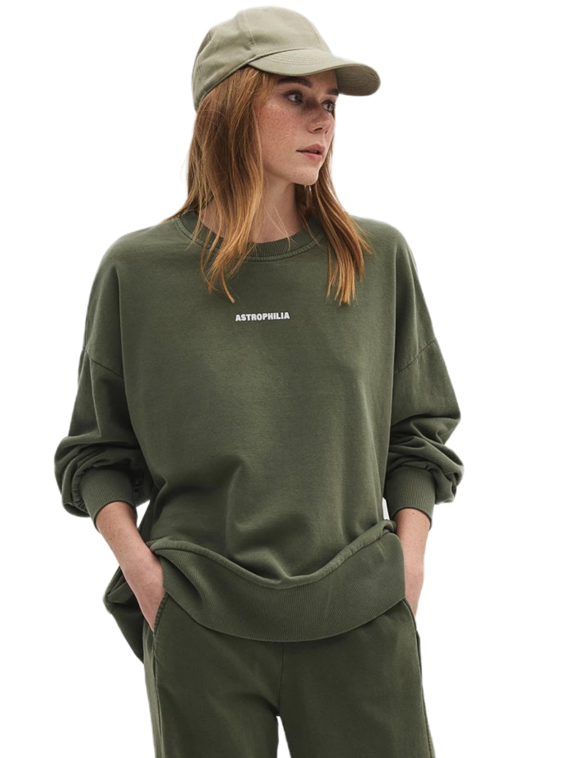 No Matter What Sweatshirt in Groen: voorkant