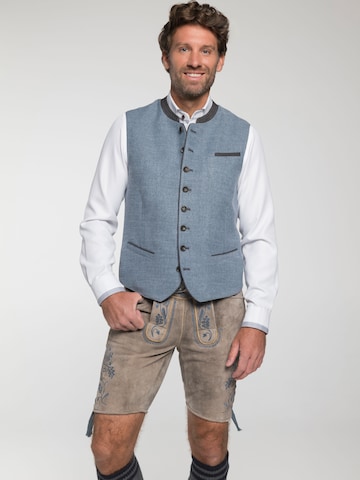 SPIETH & WENSKY Traditional vest in Blue: front