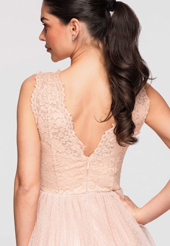 Ombre Evening dress in Beige