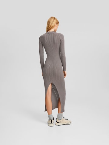 Bershka Knitted dress in Grey