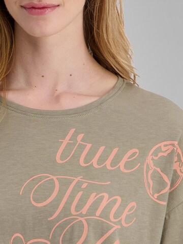 TIMEZONE Shirt 'Boxy' in Green