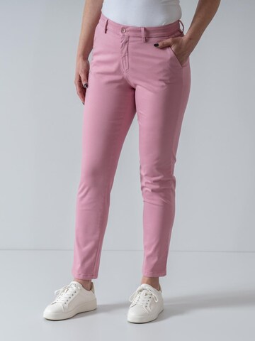 W. Wegener Chino Pants 'Chiva 7500' in Pink: front