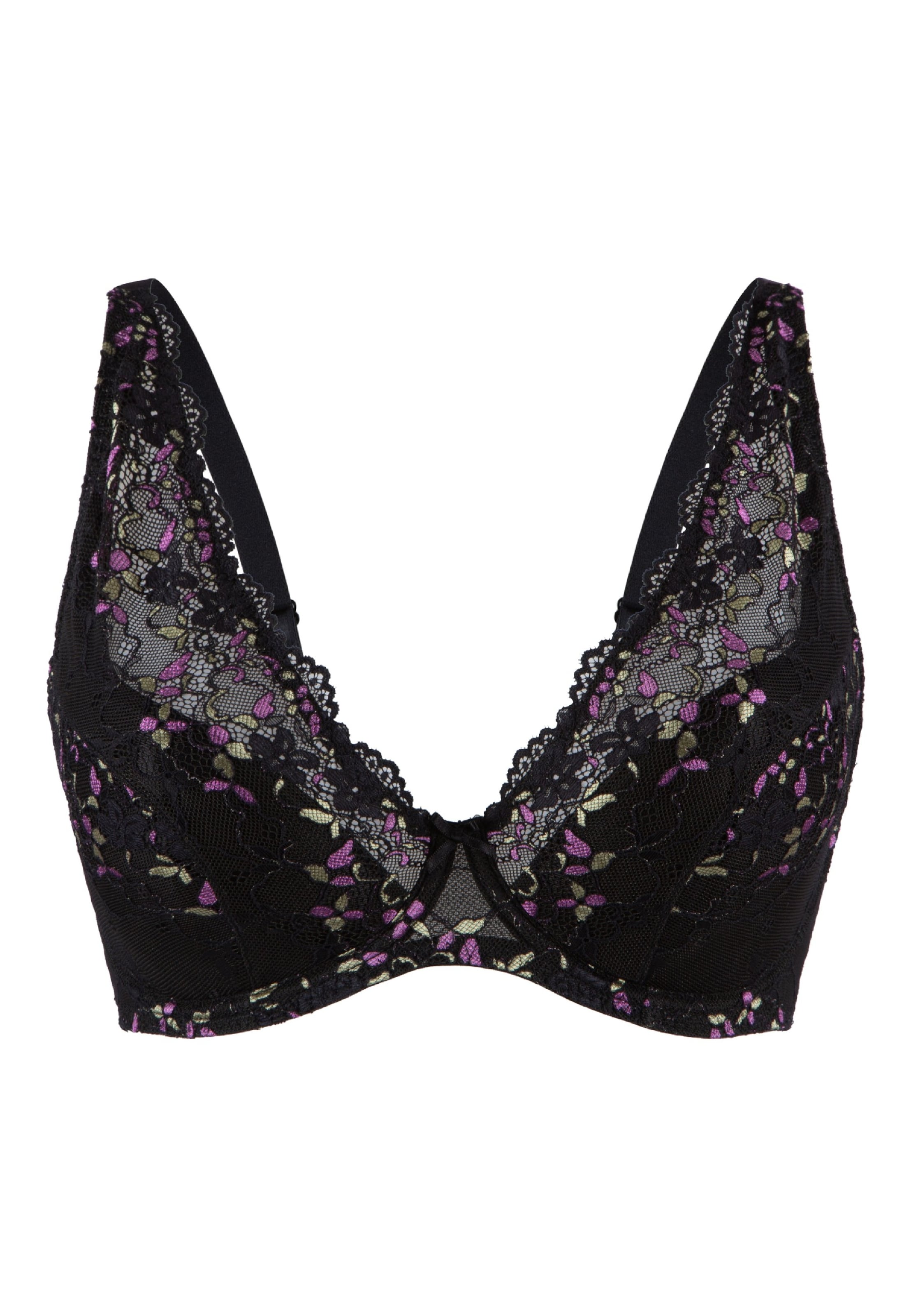 Triangle Soutien-gorge LingaDore en noir : devant