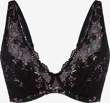 LingaDoreTrokutasti Grudnjak - crna boja: prednji dio