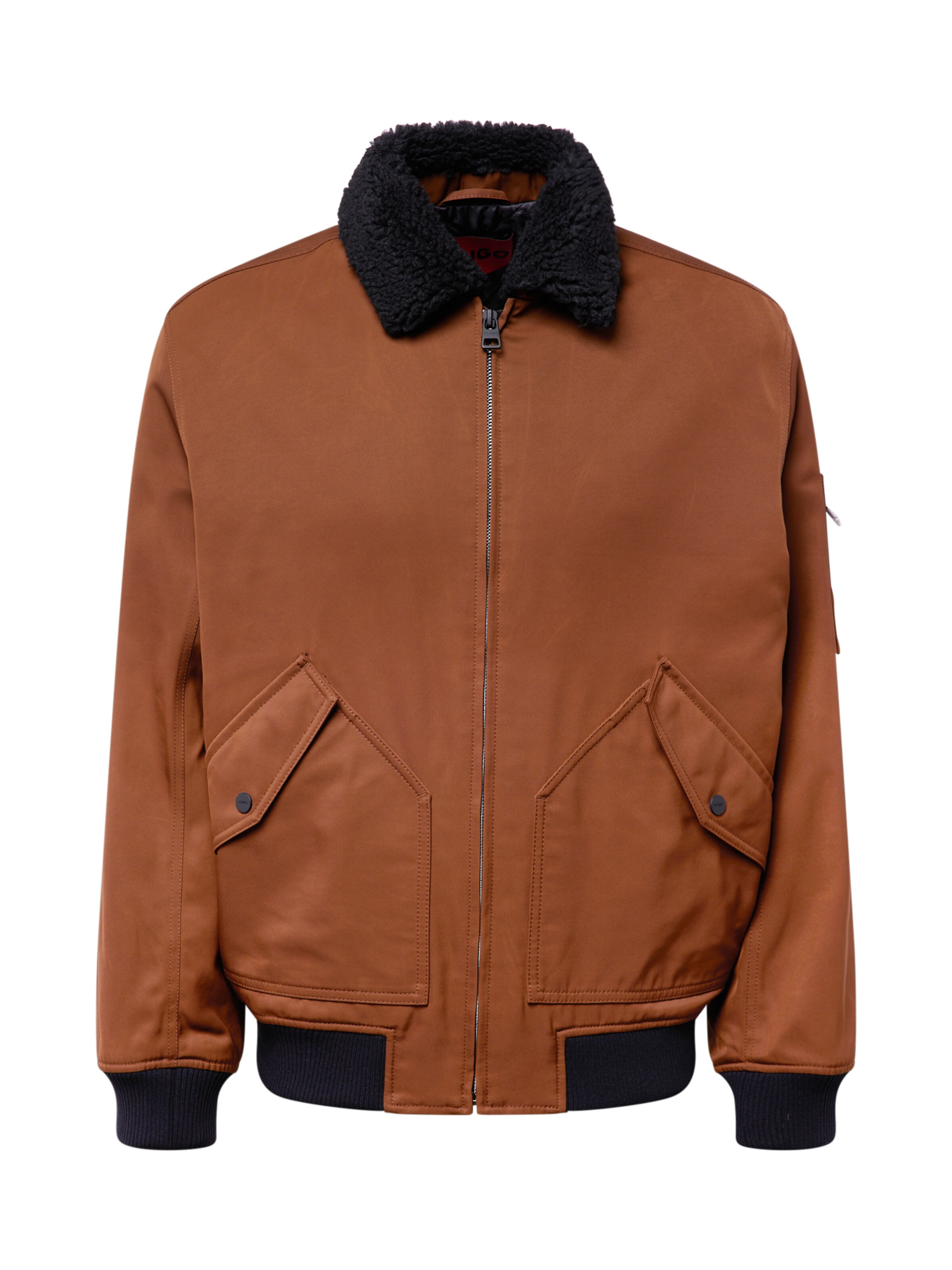 HUGO Tussenjas 'Badam2341' in Rood: voorkant