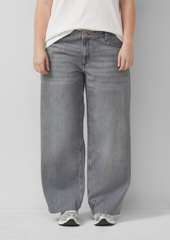 Wide Leg Jean QS en gris