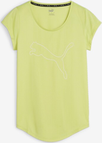 T-shirt fonctionnel 'Heather' PUMA en vert : devant