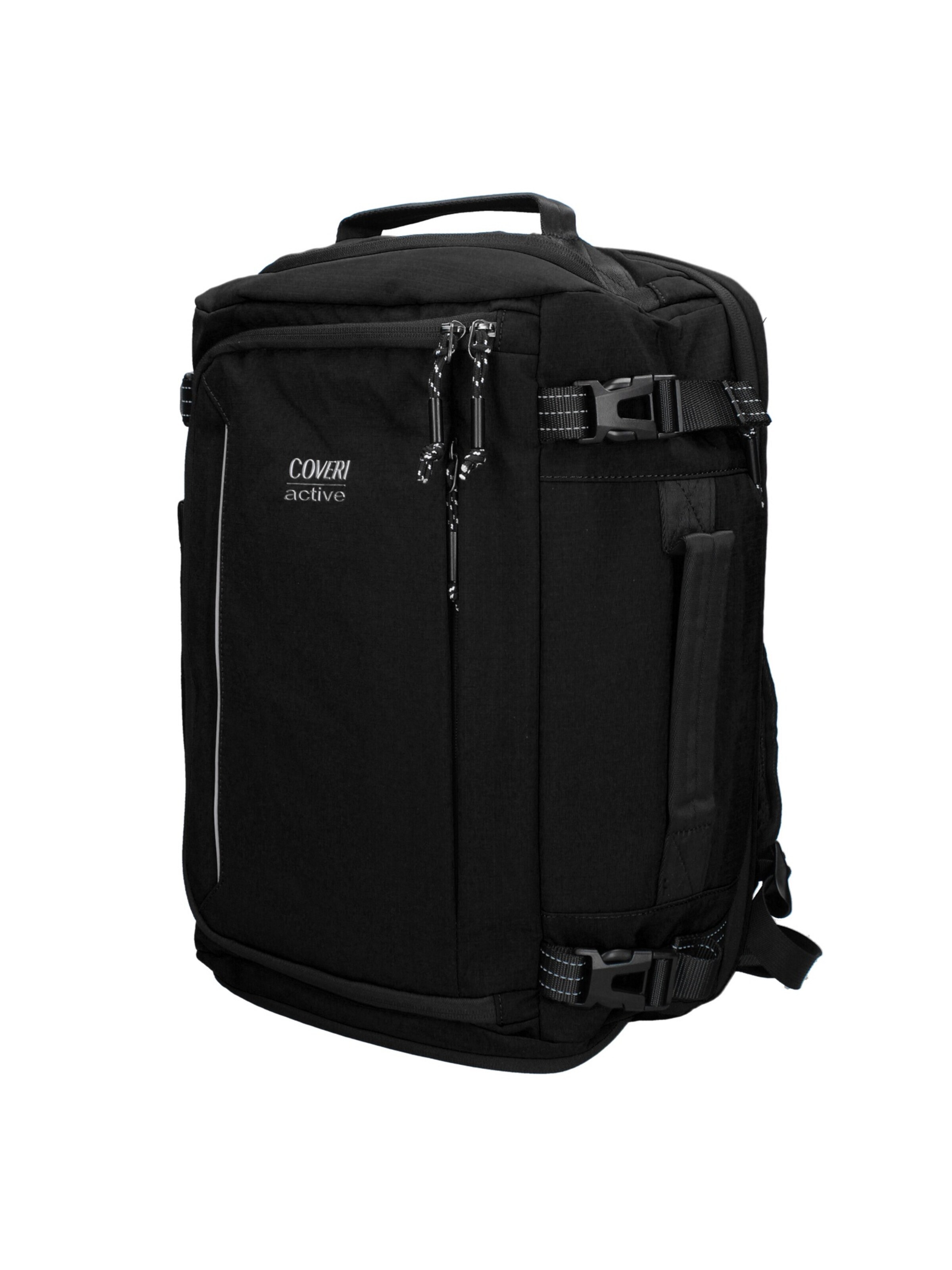 Zaino 'Zaino Coveri Active Poliestere 100% - Chiusura Zip' di Coveri Collection in nero: frontale