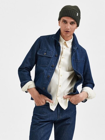 SELECTED HOMME Between-Season Jacket 'Will' in Blue