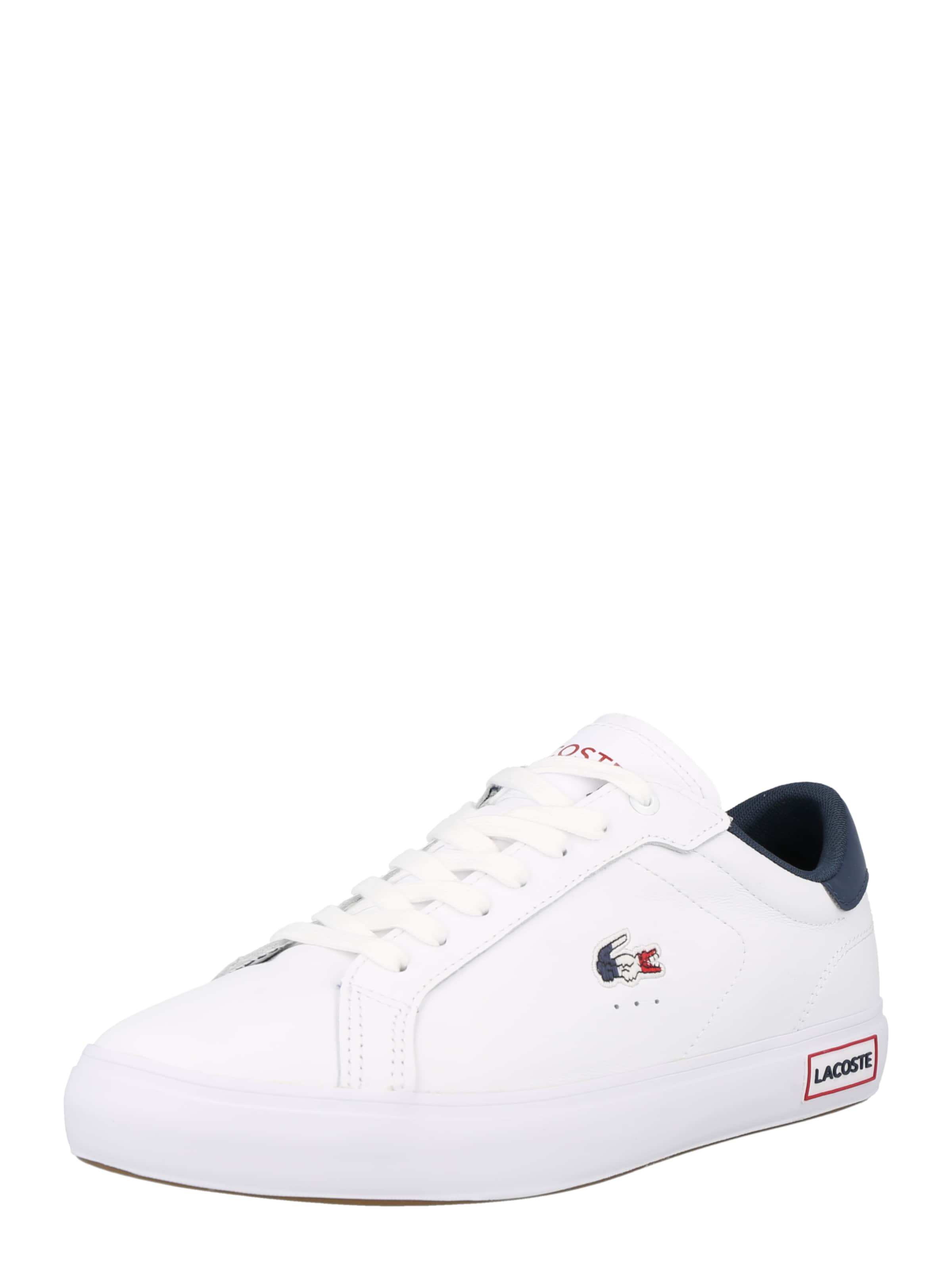 LACOSTE Sneakers laag 'Powercourt' in Wit: voorkant