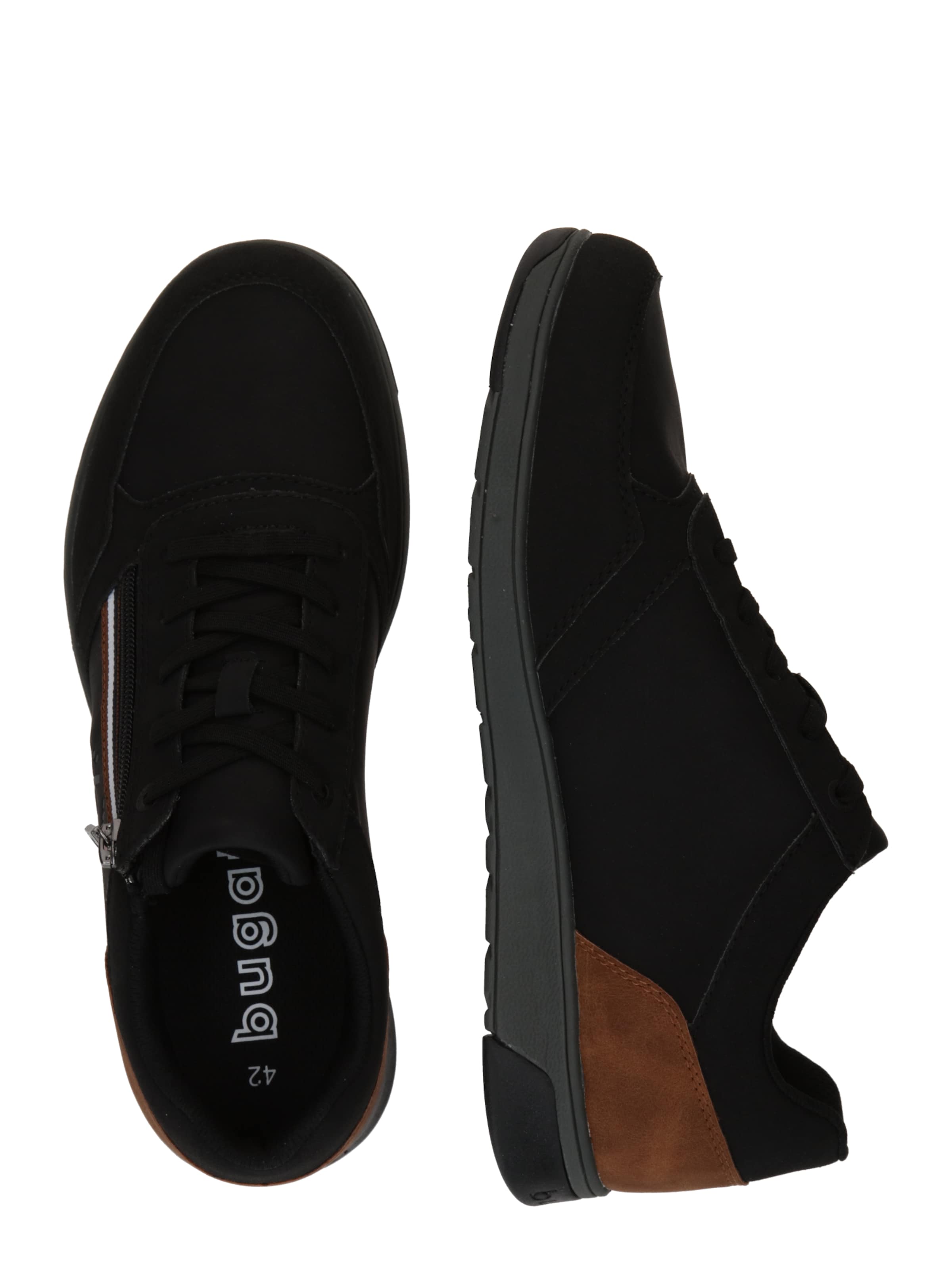bugatti Platform trainers 'Arriba' in Black