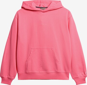 Sweat-shirt Superdry en rose : devant