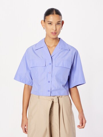 Camicia da donna di 3.1 Phillip Lim in blu: frontale