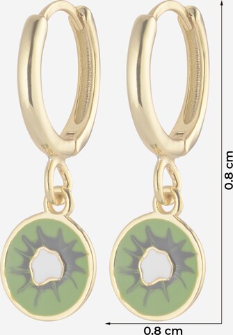 Fräulein Wunder Earrings 'Kiwi' in Gold