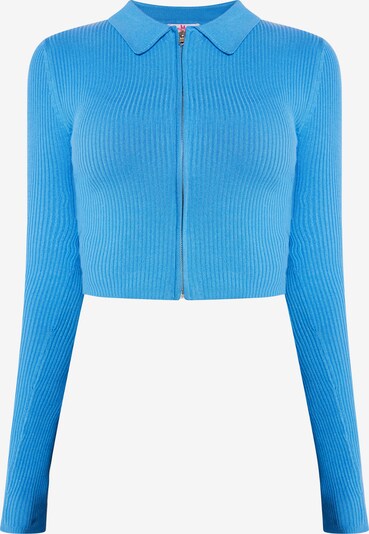 MYMO Gebreid vest 'Keepsudry' in de kleur Hemelsblauw, Productweergave