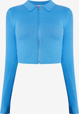 Cardigan 'Keepsudry' MYMO en bleu : devant