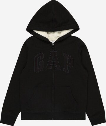 GAP Sweatjacke in Schwarz: predná strana