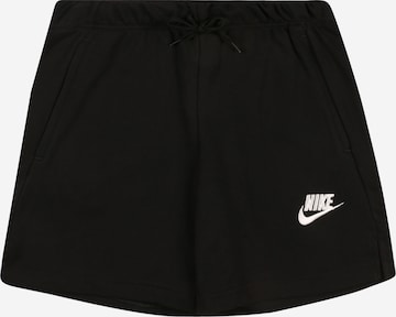 Nike Sportswear regular Παντελόνι 'Club' σε μαύρο: μπροστά