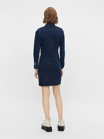 PIECES Shirt Dress 'Silia' in Blue