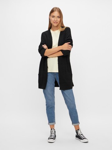 PIECES Knit cardigan 'Ellen' in Black