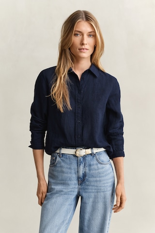 GANT Blouse in Blauw: voorkant