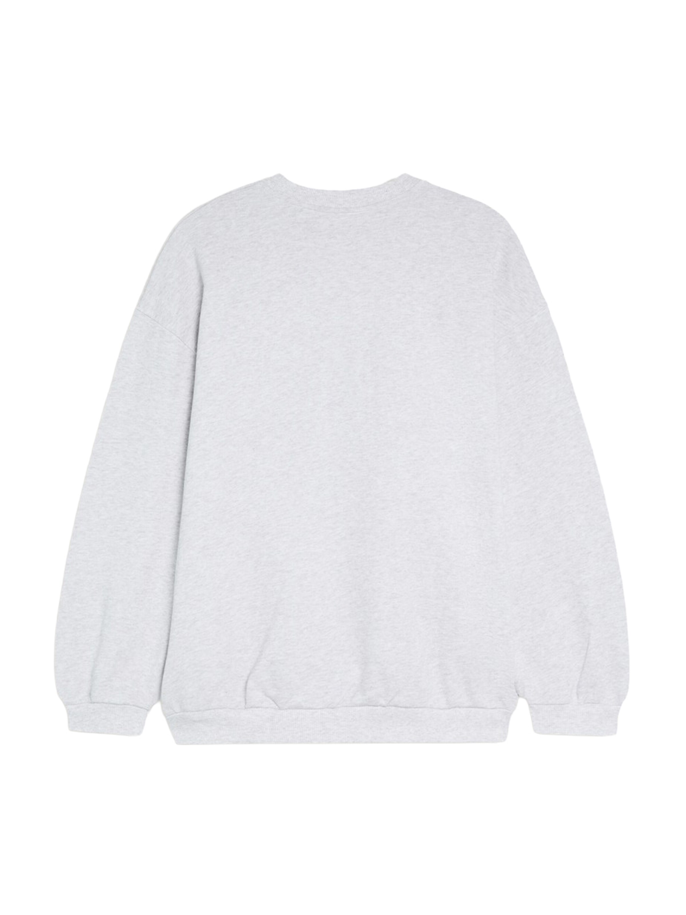 Bershka Sweatshirt in Grey: back