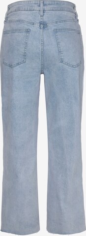 LASCANA Wide leg Jeans in Blauw