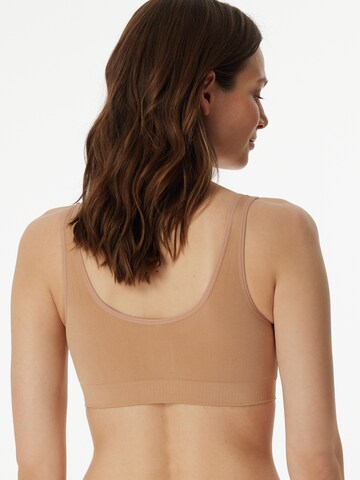 SCHIESSER Bralette Bra 'Casual Seamless' in Beige