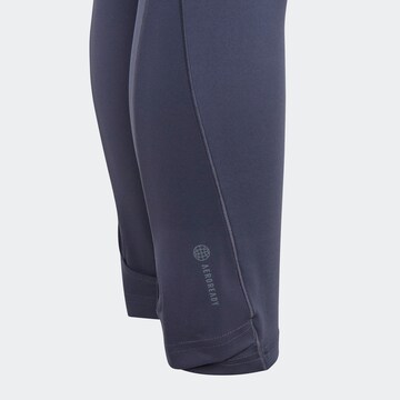 ADIDAS SPORTSWEAR Skinny Sportbroek 'Aeroready High-Rise' in Blauw