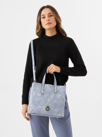 Sacs à main 'SEASHELL' NOBO en bleu : devant