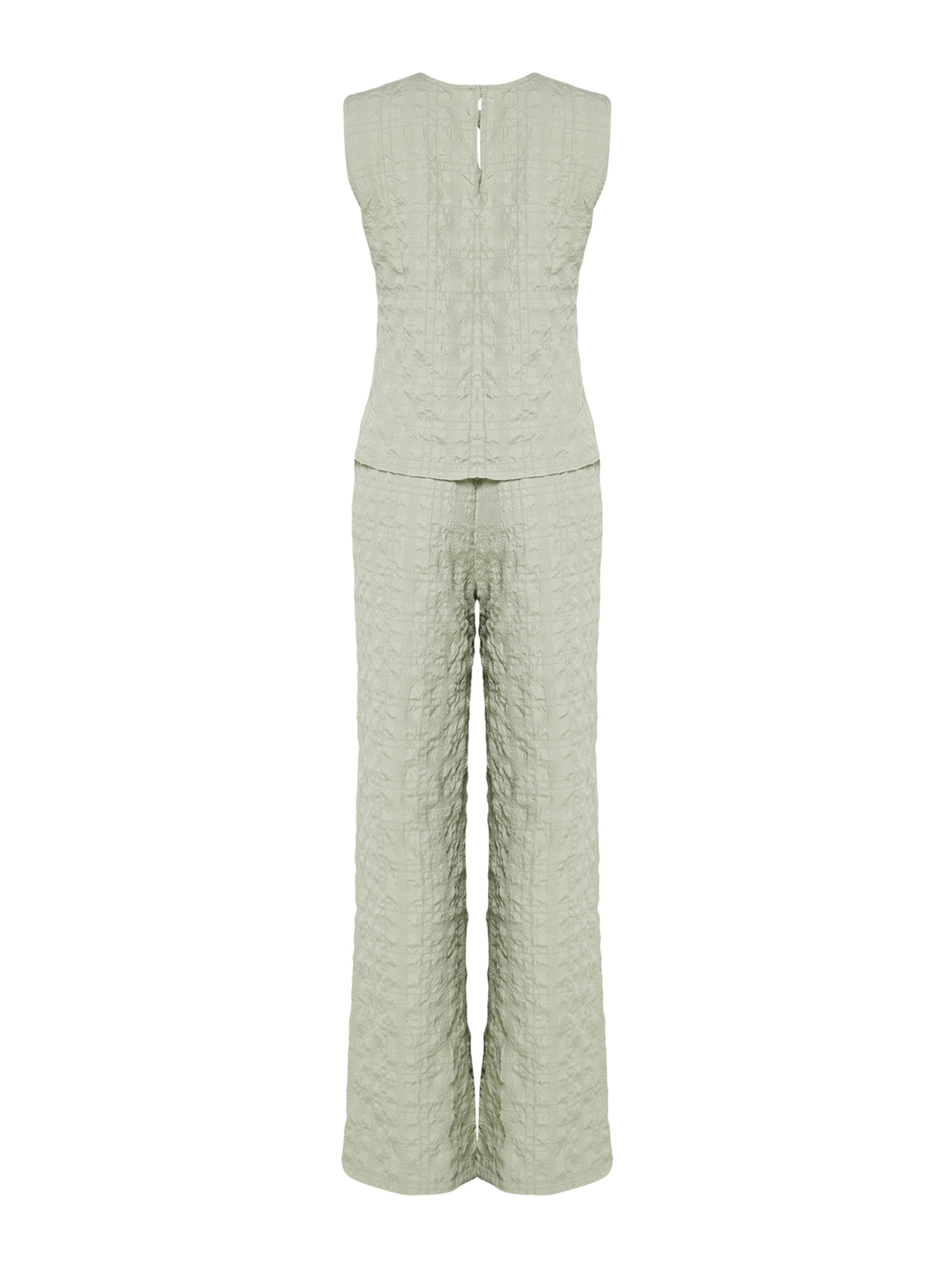 Trendyol - Calças de fato em verde